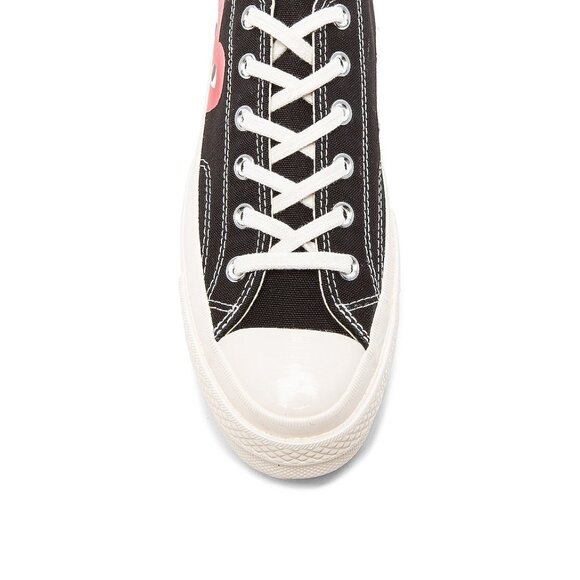 SOLD🏷️NWT COMME des GARCONS PLAY Converse Large Emblem Low Top Canvas NEW - Picture 3 of 10